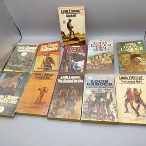 Lot of 11 Louis L’Amour “The Sacketts” Series Trade Paperback Western Books (2)